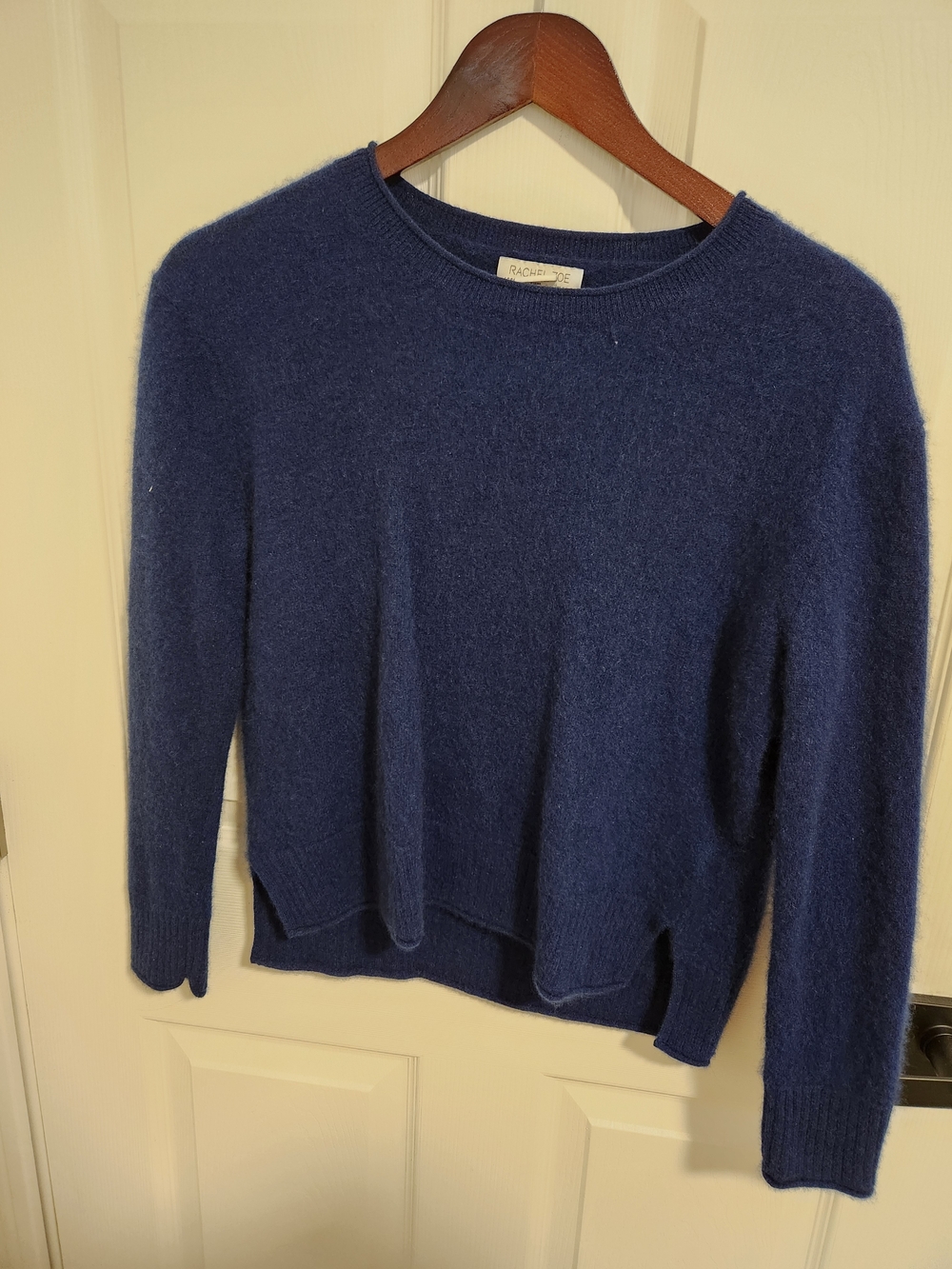 Rachel Zoe Dark Blue Cozy Crewneck Sweater